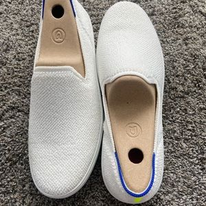 White Terry Sneaks - Size 10